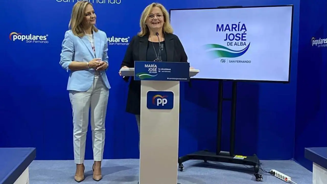 Mar&iacute;a Jos&eacute; de Alba en una rueda de prensa  - A.I.