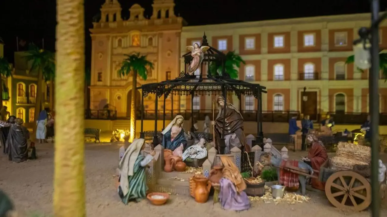 Nacimiento del bel&eacute;n del Ayuntamiento. - AYTO