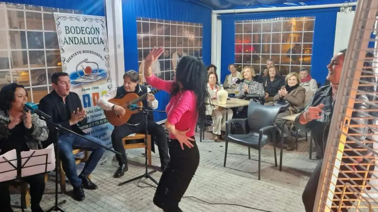 Zambomba en el Bodeg&oacute;n Andaluc&iacute;a. - A.I.