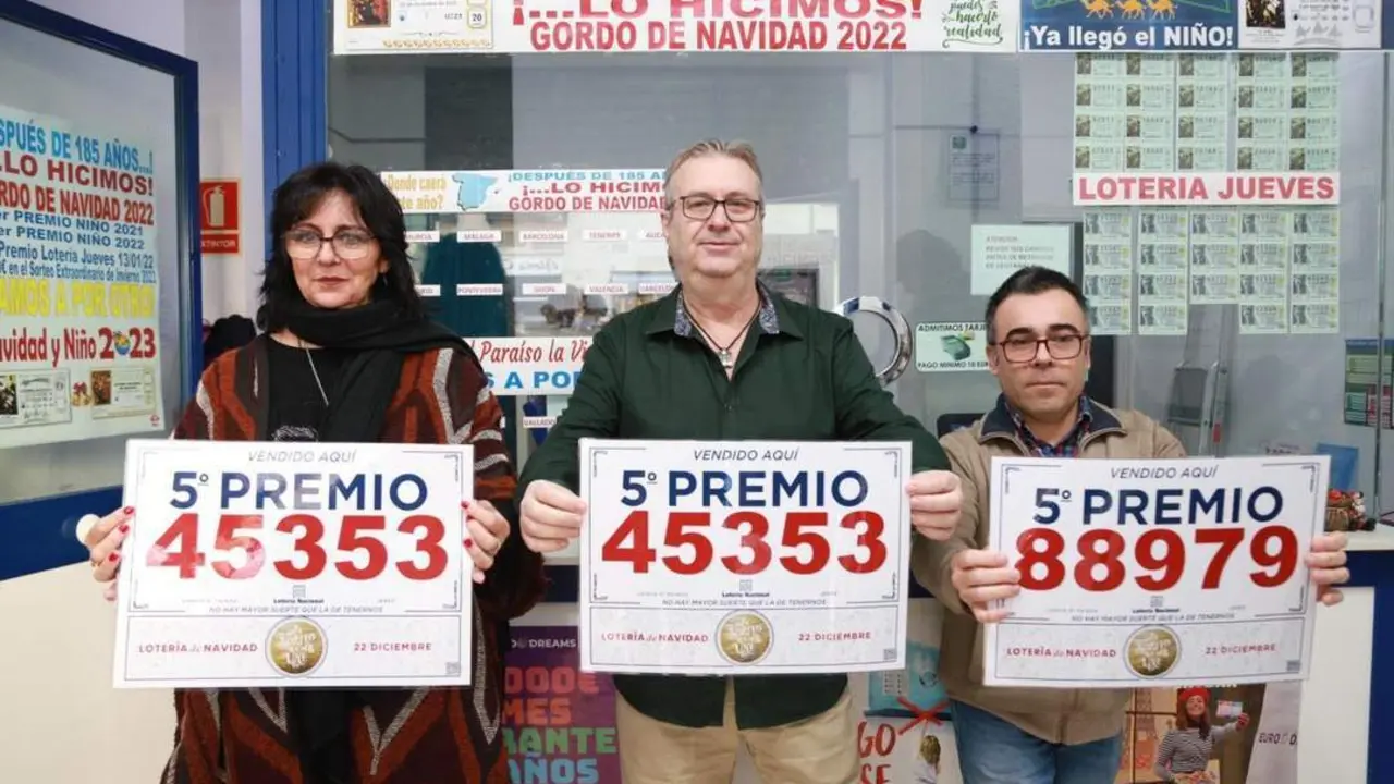 Los d&eacute;cimos vendidos en esta administraci&oacute;n.  - Cristo Garc&iacute;a