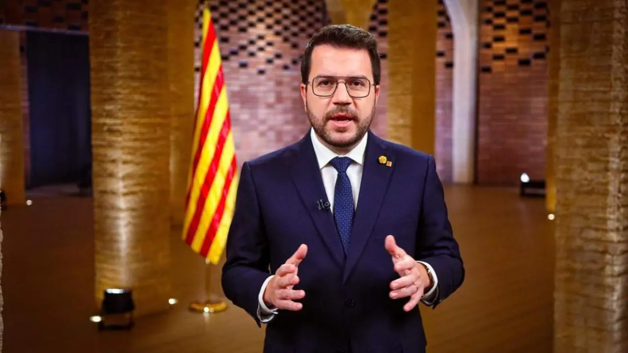 Aragon&egrave;s durante su discurso. - EP