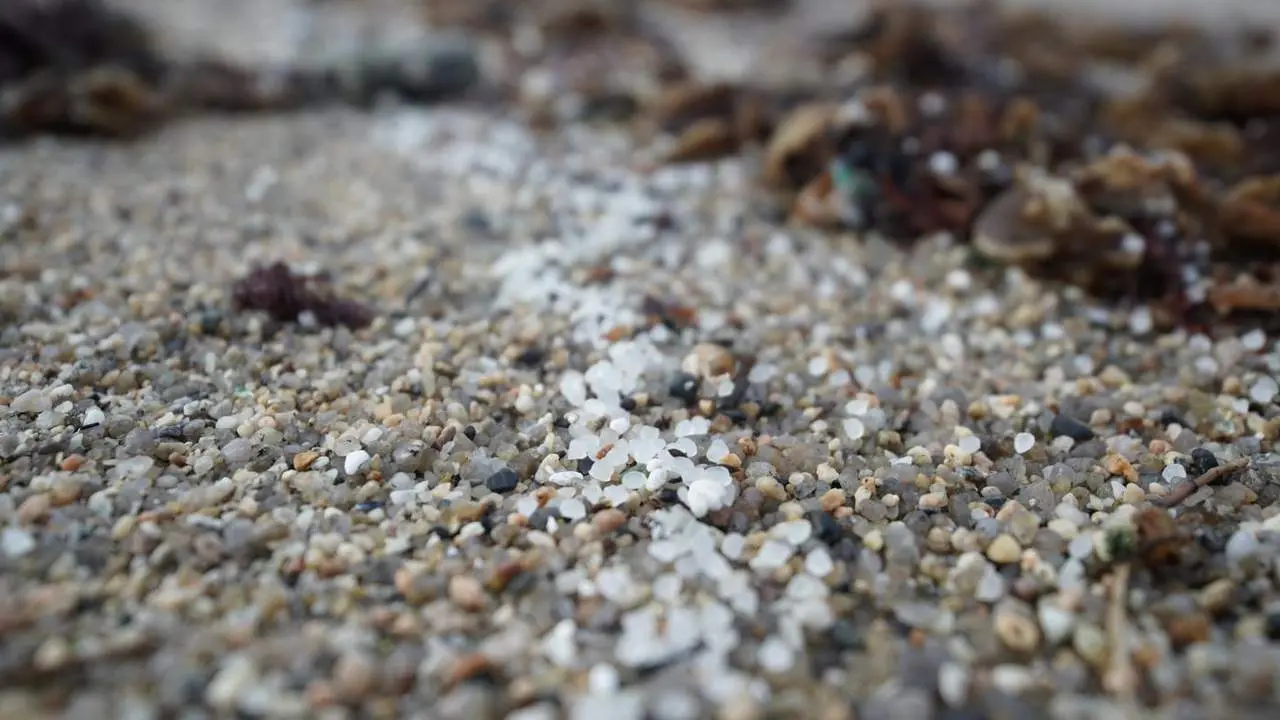 Pellets en una playa gallega. - EP
