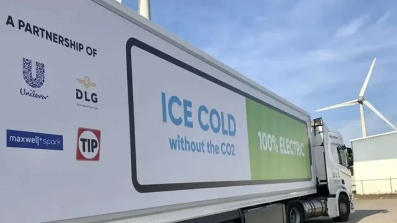 Veh&iacute;culo el&eacute;ctrico de la flota de Unilever. - Unilever