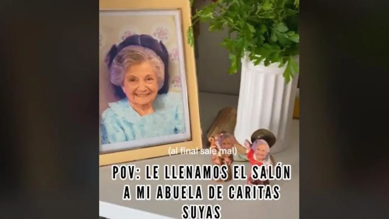 Una de las bromas. - @abueladedragones / TikTok