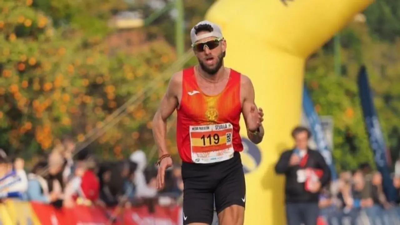 Pedro Garrido compitiendo en el I Campeonato de Espa&ntilde;a Militar Media  - 