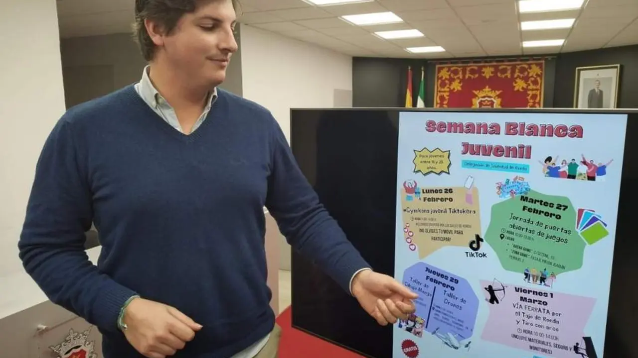 El delegado de Juventud ha presentado la Semana Blanca Juvenil. - 