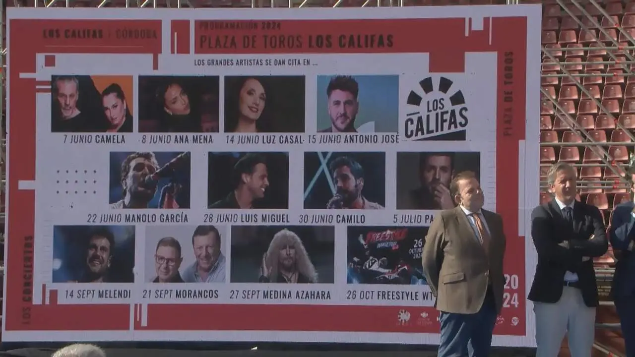 Presentaci&oacute;n de programaci&oacute;n de conciertos en la Plaza de Toros 2024. - VIVA C&Oacute;RDOBA