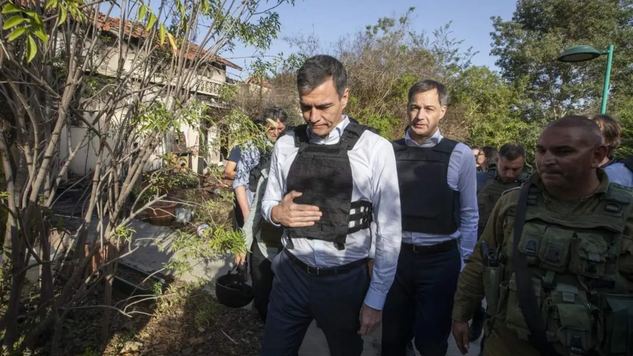 Visita de S&aacute;nchez a Gaza. - EP