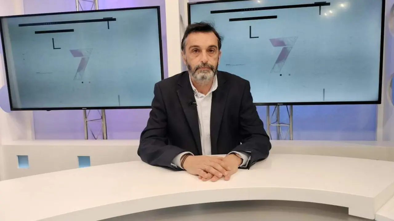 Mart&iacute;nez Garv&iacute;n en el plat&oacute; de 7TV Ja&eacute;n.  - VIVA Ja&eacute;n 