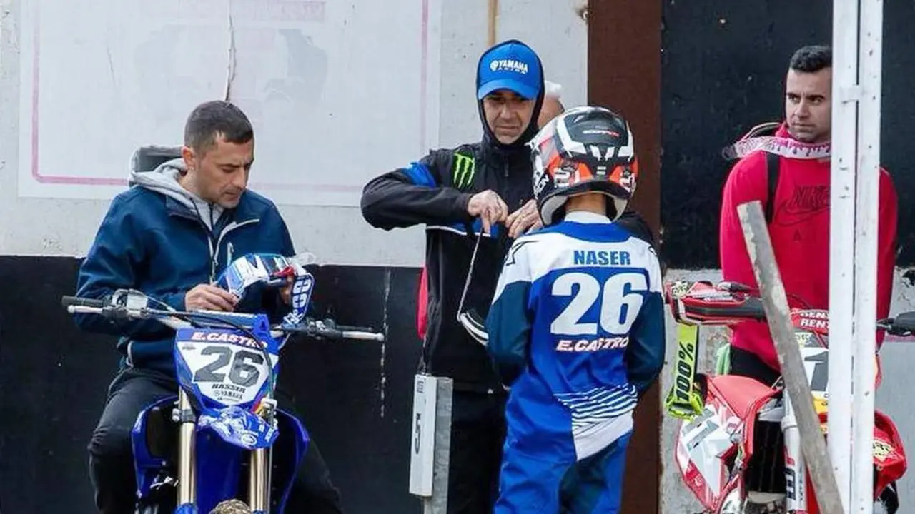 Nasser Fadel recibiendo instrucciones en Osuna - MX JUM