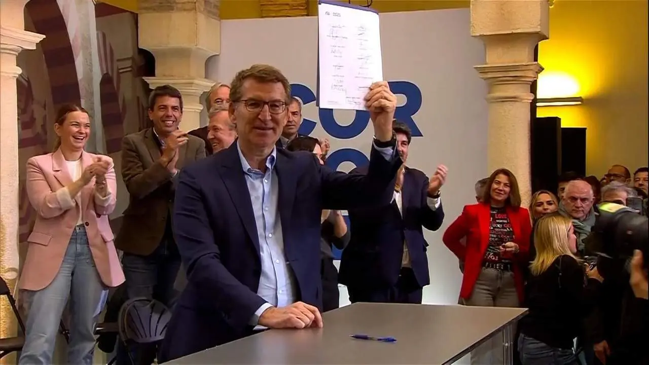 Feij&oacute;o clausura el acto de presentaci&oacute;n de la 'Declaraci&oacute;n de C&oacute;rdoba' - Europa Press