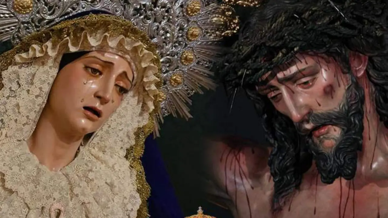 Los titulares de la Cofrad&iacute;a. - Crucifixi&oacute;n