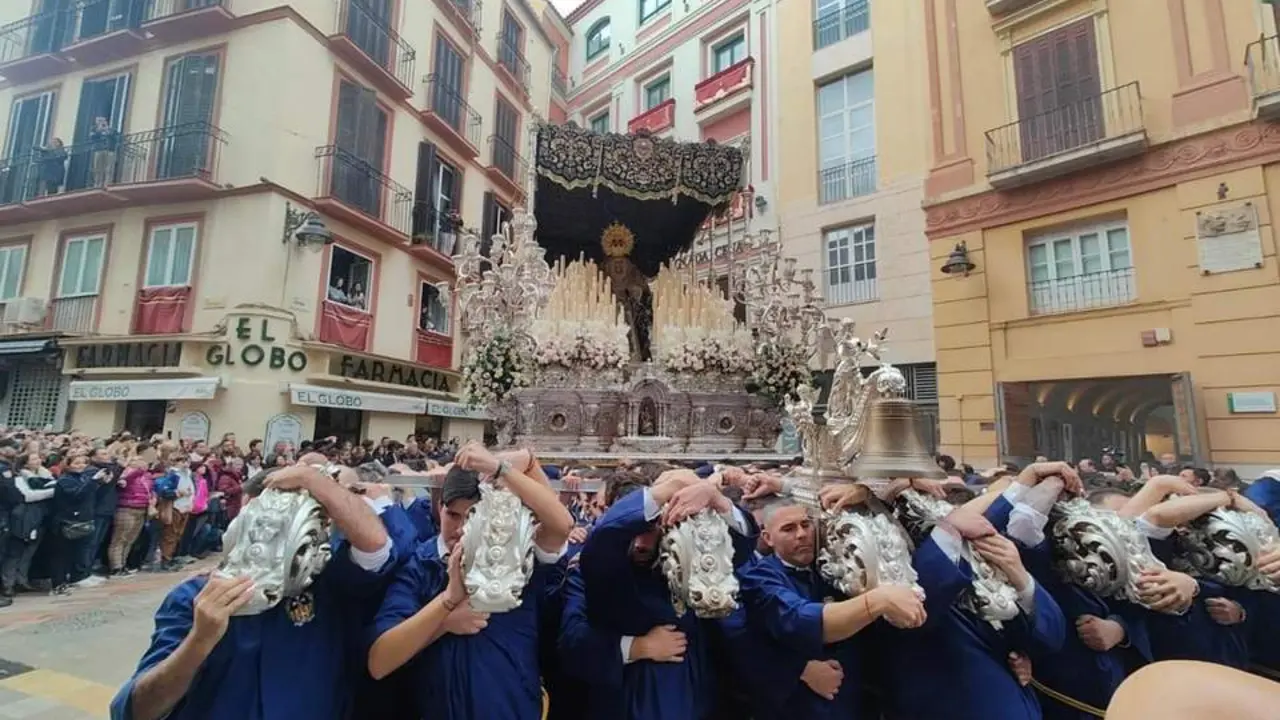 El Jueves Santo no pudo brillar al completo en M&aacute;laga