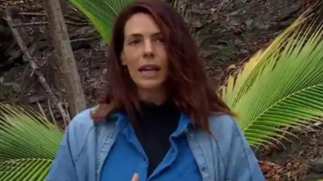 Laura Matamoros durante la emisi&oacute;n de 'Supervivientes'. - EP