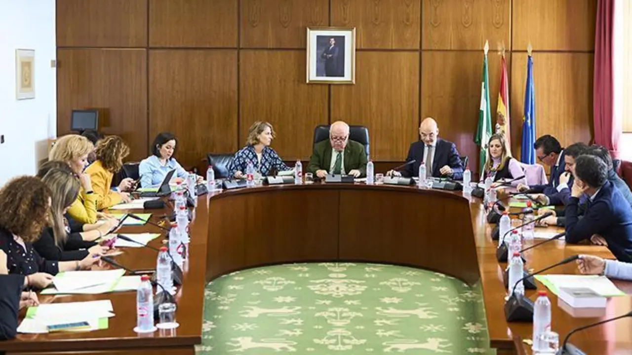 Junta de Portavoces del Parlamento de Andaluc&iacute;a. - Joaqu&iacute;n Corchero