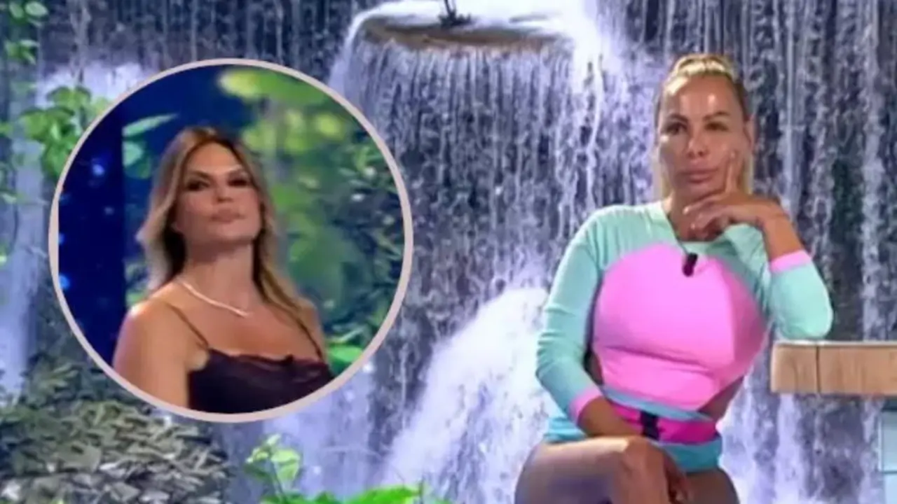 Makoke y Lorena Morlote durante la emisi&oacute;n de 'Tierra de Nadie'. - EP