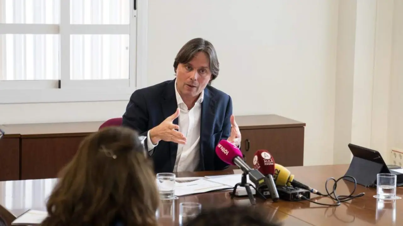 El rector de la UPO, Francisco Oliva. - EP.