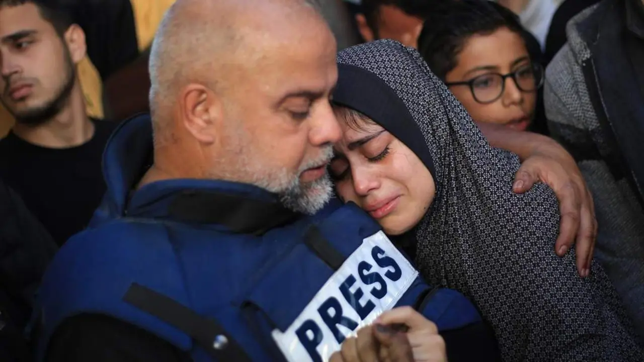 Wael Al Dahdouh en Gaza.  - Mohammed Talatene