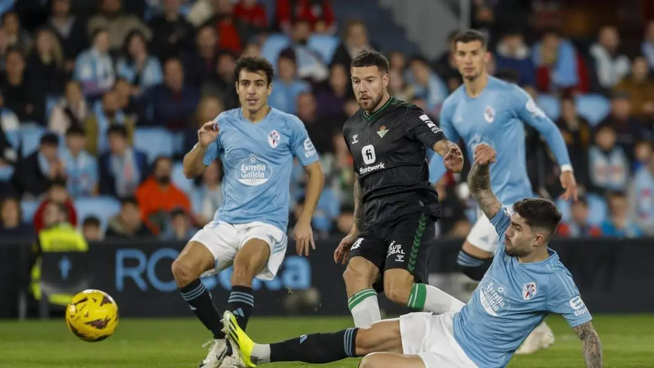 Imagen del Celta - Betis. - efe