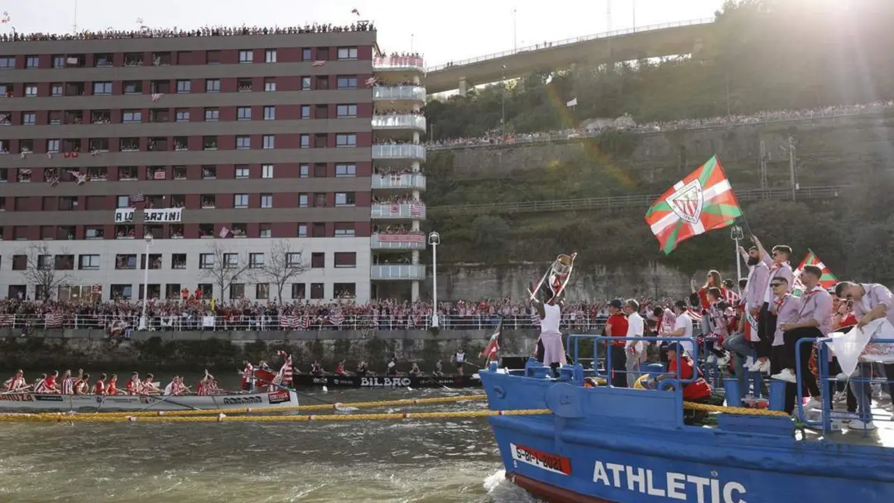 La celebraci&oacute;n del Athletic. - EFE