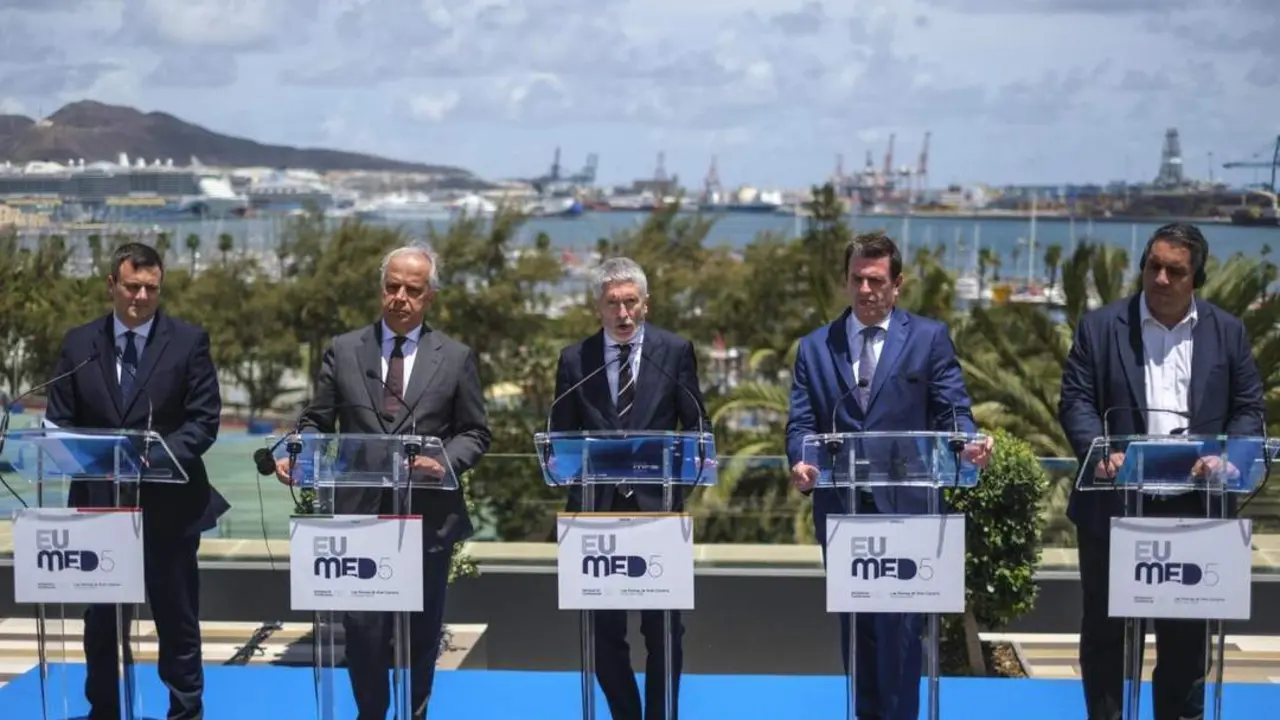Comparecencia de los ministros en Las Palmas de Gran Canaria. - EFE