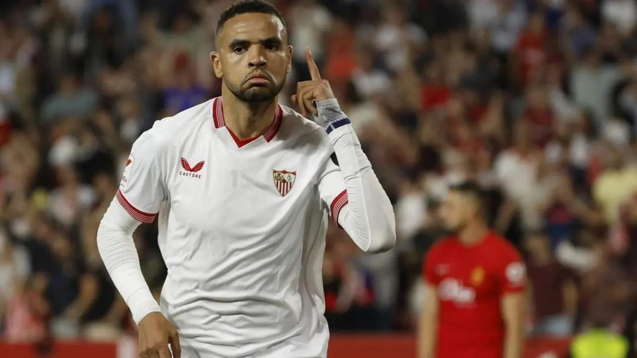 Gol del Sevilla al Mallorca. - EFE
