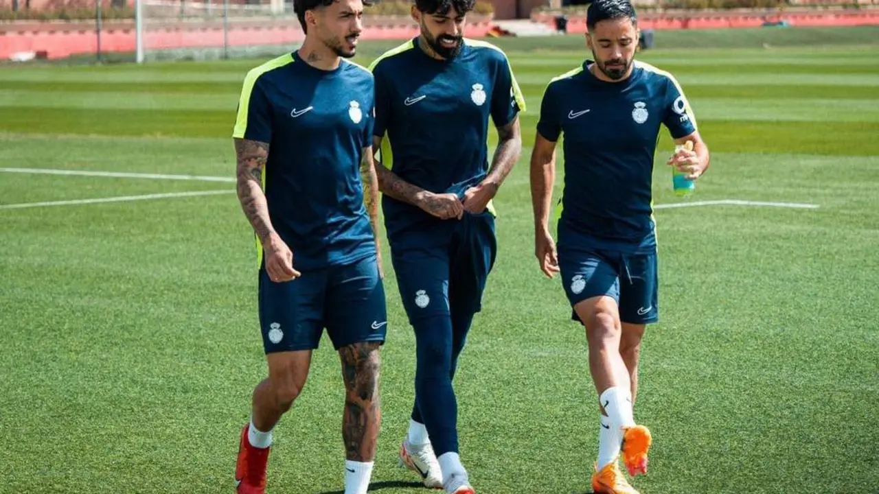 Entrenamiento del Mallorca. - RCD Mallorca