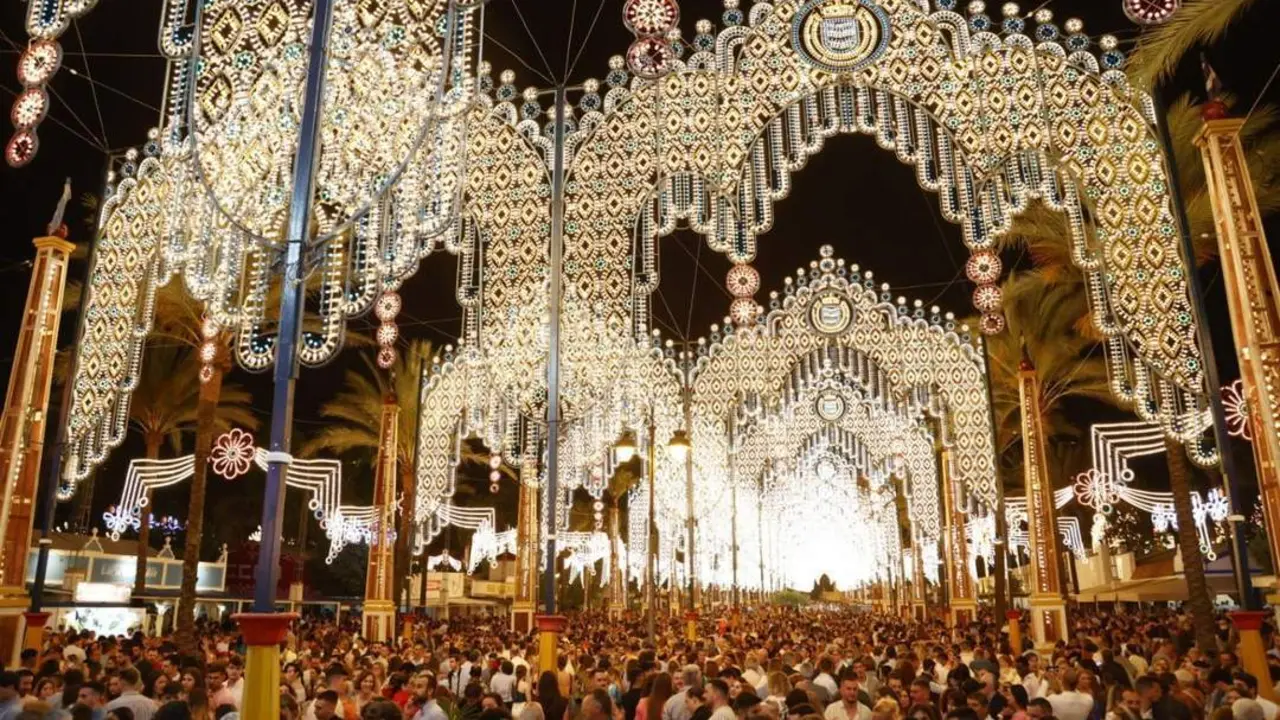 Noche inaugural de la Feria del Caballo en 2023.  - Cristo Garc&iacute;a
