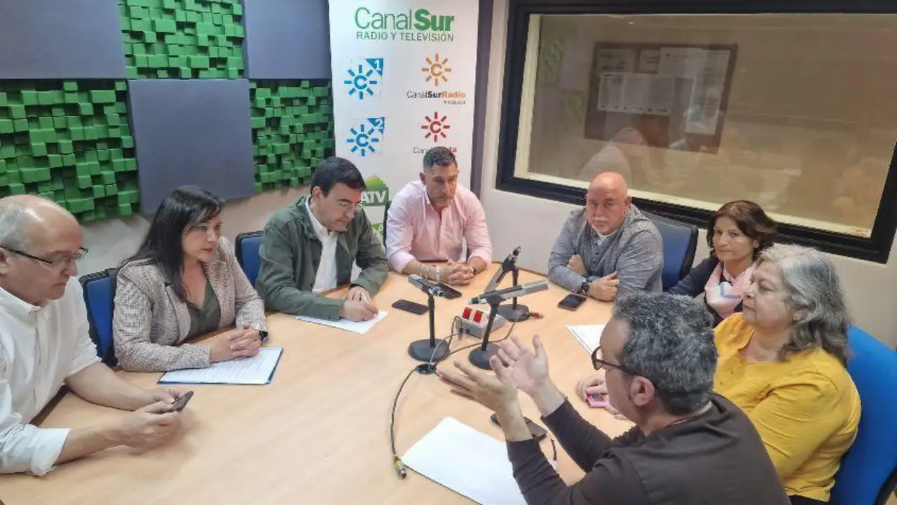 Reuni&oacute;n del PSOE de Algeciras con la plantilla de Canal Sur. - AI