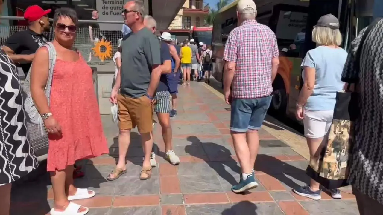 Panorama en la estaci&oacute;n de autobuses de Fuengirola. - 