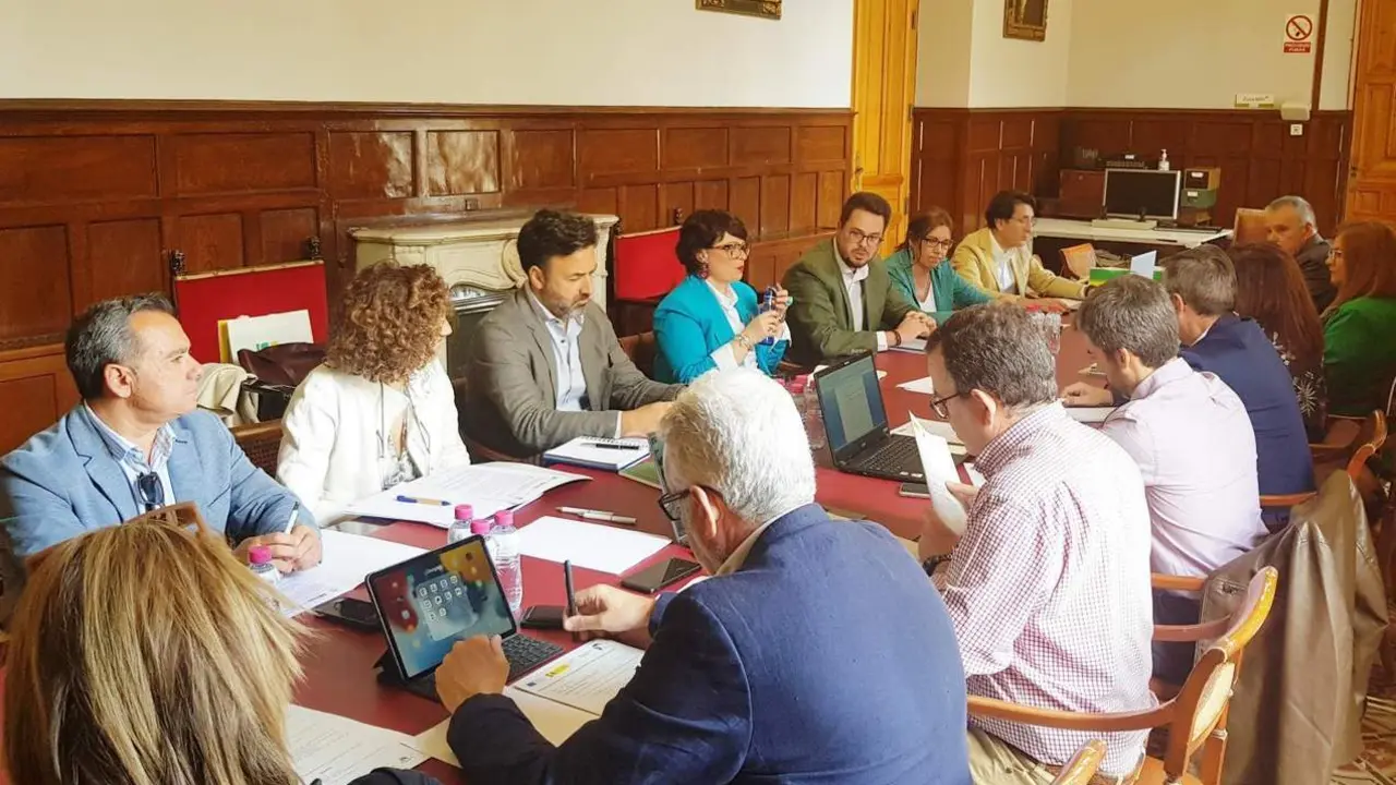 Reuni&oacute;n de trabajo sobre el Camino Moz&aacute;rabe.  - 