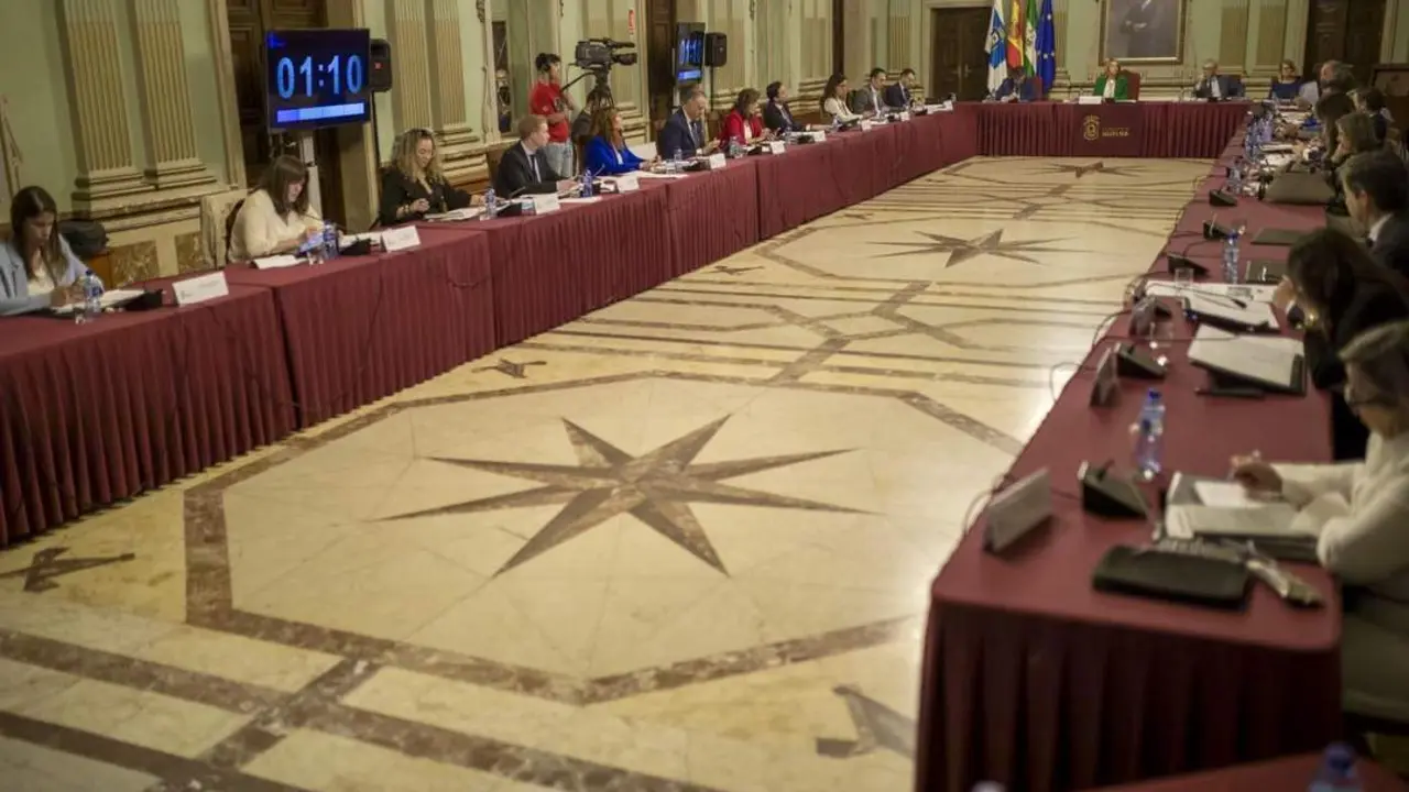 Pleno en el Ayuntamiento de Huelva. - VH