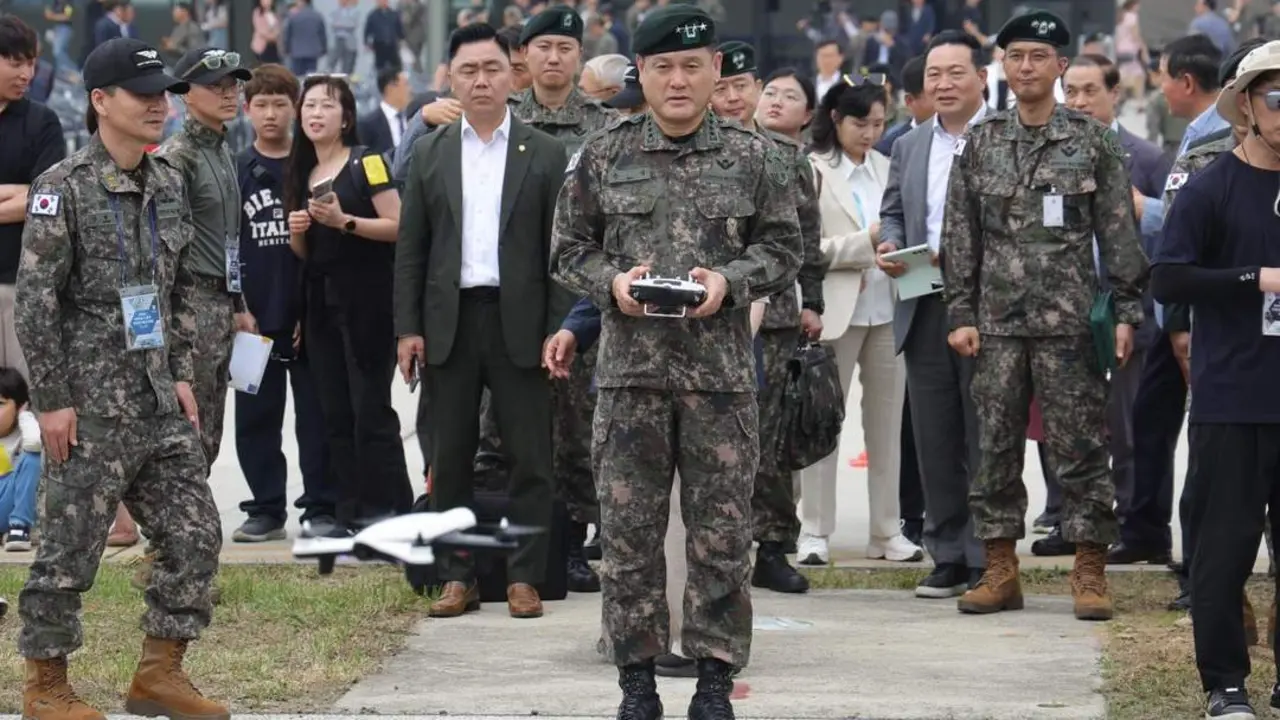 Muestra de drones de Corea del Sur. - EFE