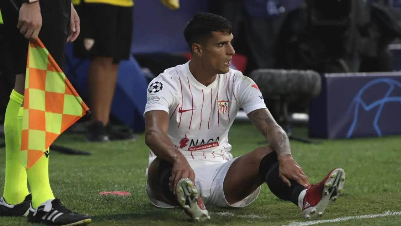 Erik Lamela durante el partido contra el Salzburgo en Champions.  - efe