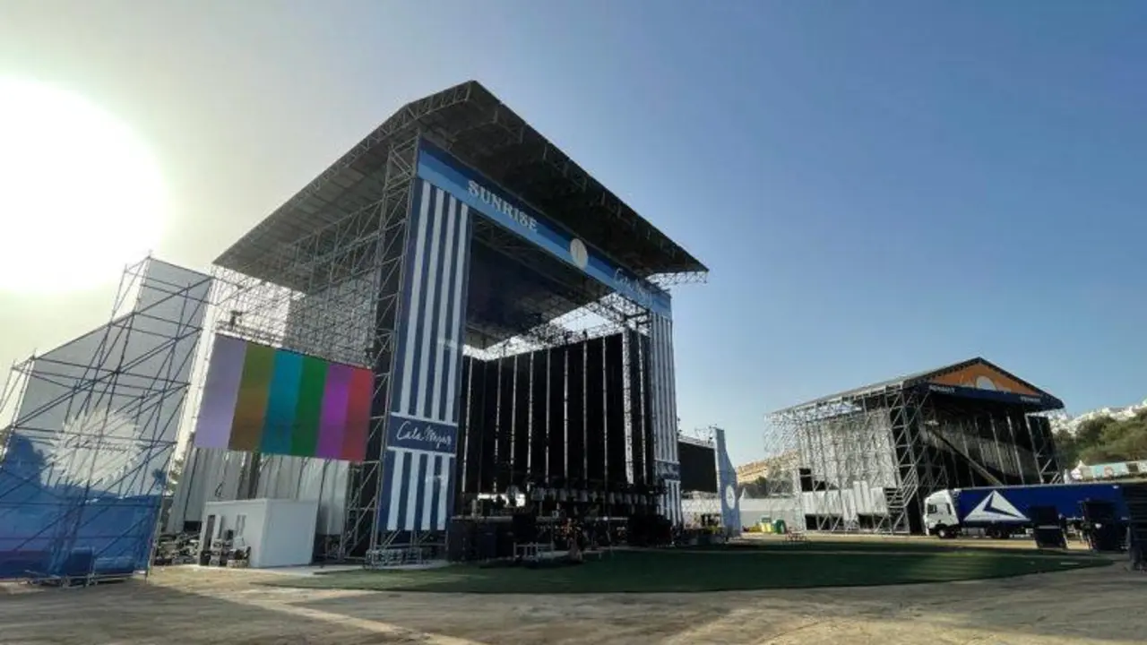 Montaje del Festival. - Ayto. Mijas