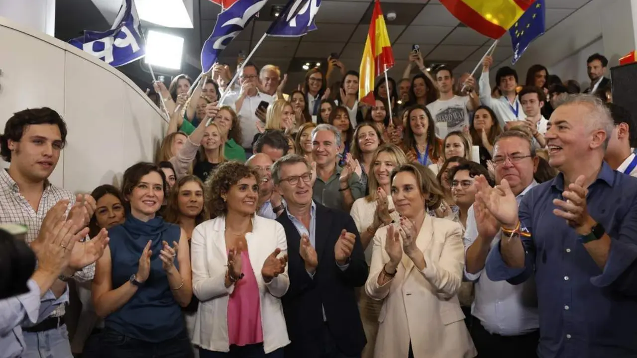 Celebraci&oacute;n en la sede del PP. - EFE