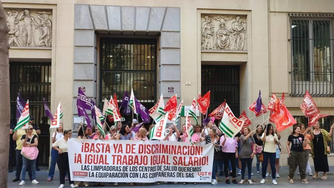 Protesta de las trabajadoras de la limpieza (archivo). - CCOO
