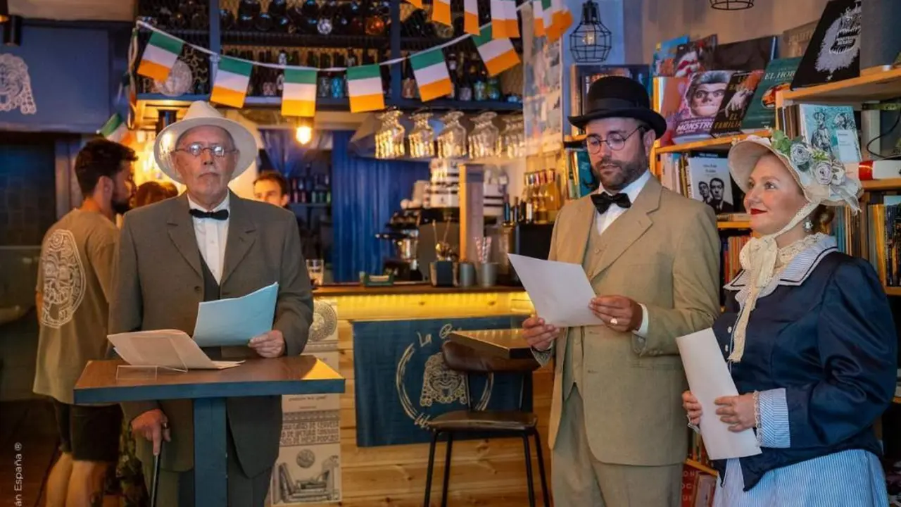 Celebraci&oacute;n del Bloomsday en La L&iacute;nea - AI