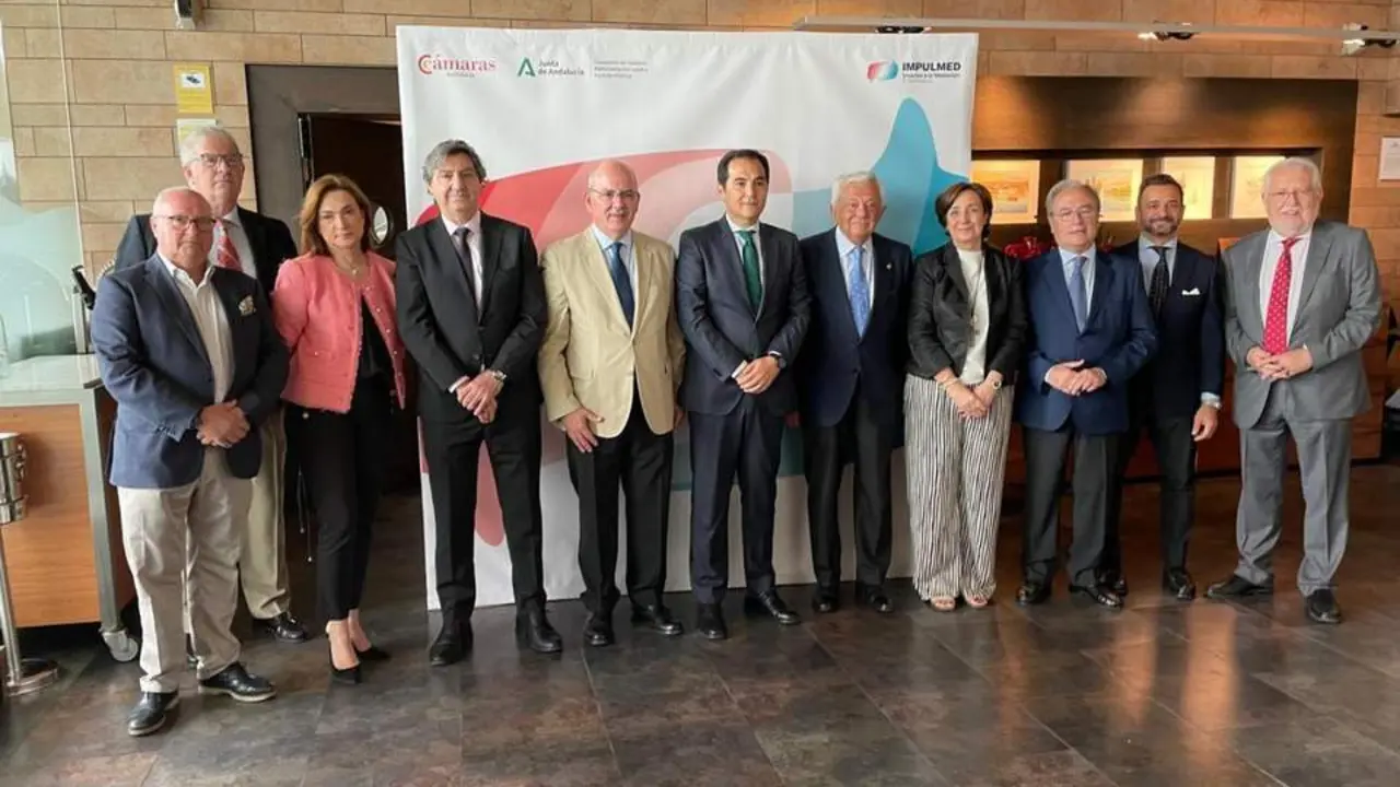 Foto de familia del Foro de Mediaci&oacute;n Empresarial de Sevilla. - Cedida