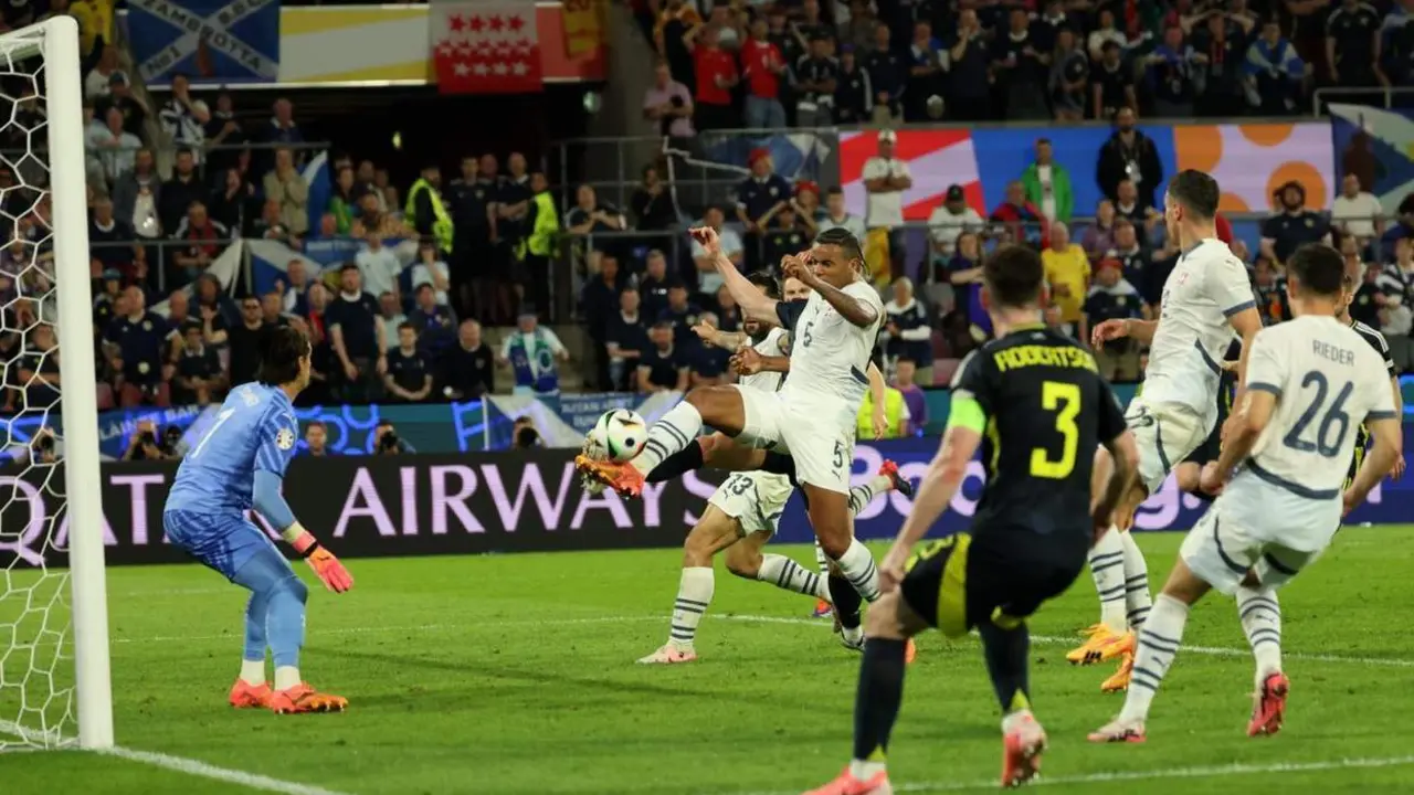 Escocia-Suiza. - EFE