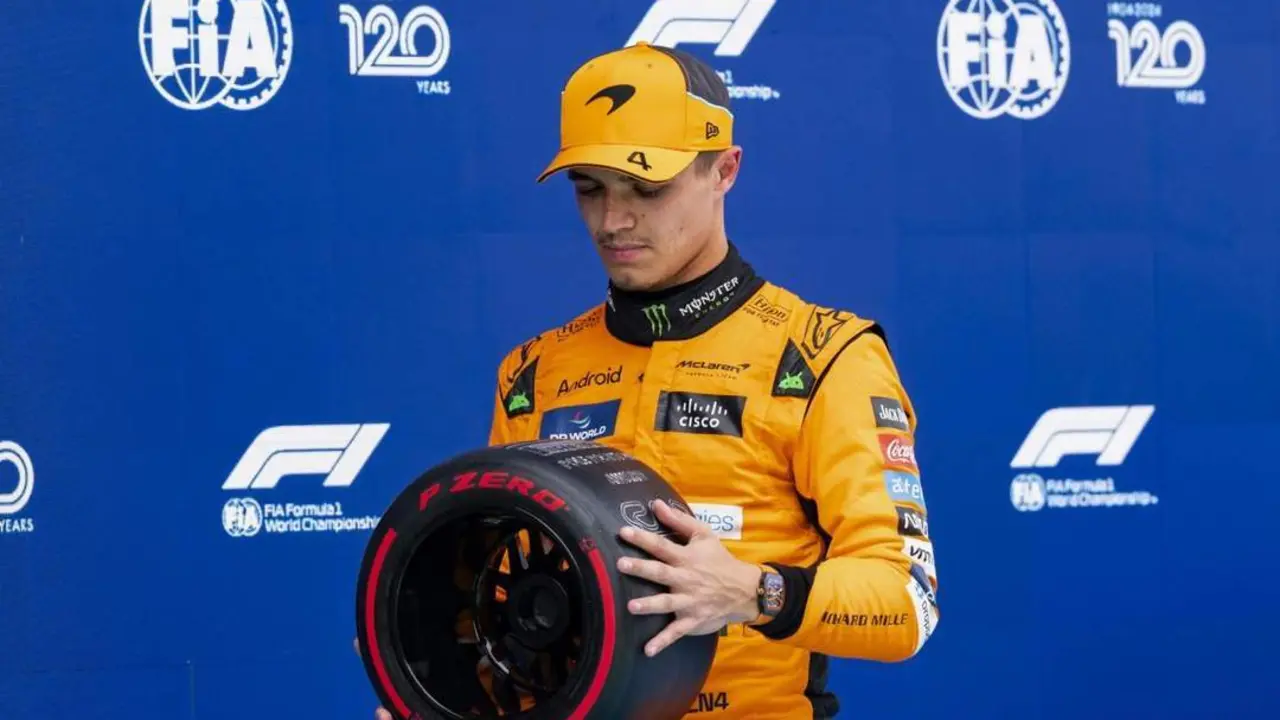 El piloto brit&aacute;nico Lando Norris. - EFE/ Siu Wu