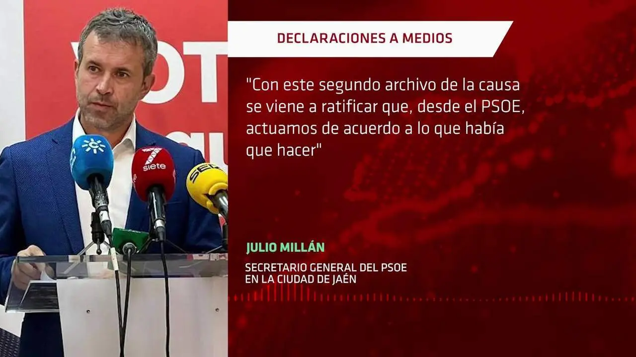 Mill&aacute;n, tras el archivo de la causa: "Ha sido una persecuci&oacute;n personal del PP"
