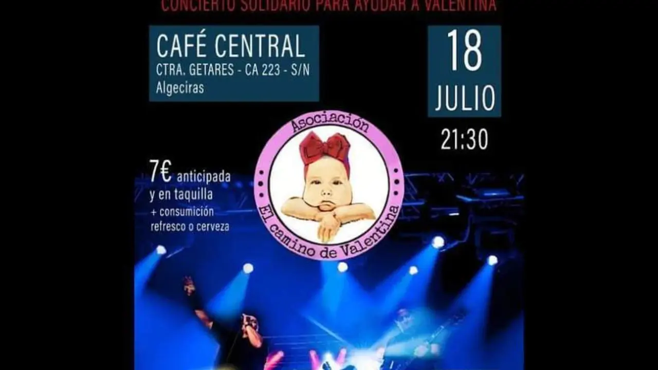 Cartel del concierto de Hotel Hiroshima en Algeciras. - AI