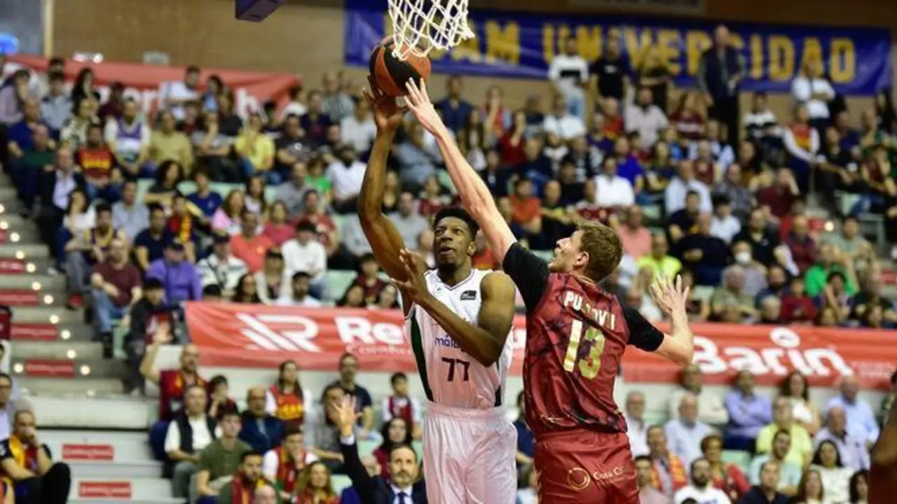 Yankuba Sima, en el UCAM-Unicaja del a&ntilde;o pasado. - ACB PHOTO