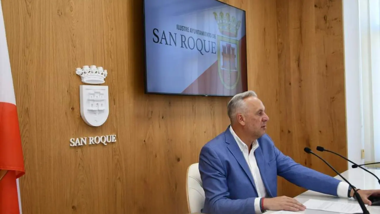 El alcalde de San Roque, Juan Carlos Ruiz Boix. - AI