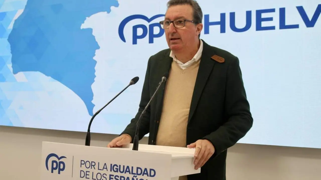 El presidente provincial del PP de Huelva, Manuel Andr&eacute;s Gonz&aacute;lez. - PP