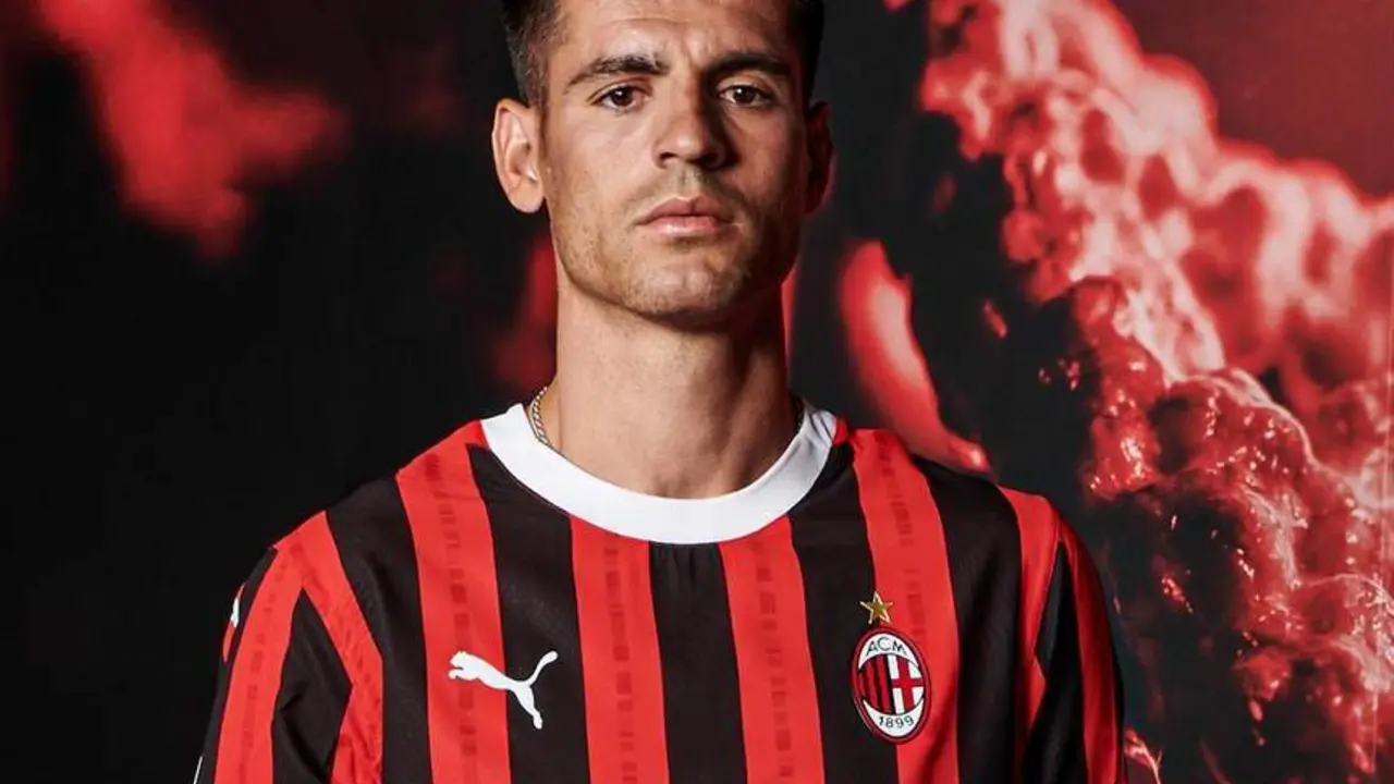 &Aacute;lvaro Morata. - AC Milan