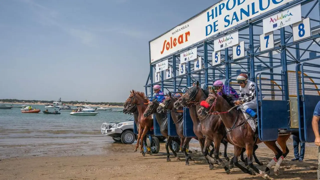 Carreras de Caballos de Sanl&uacute;car. - Archivo