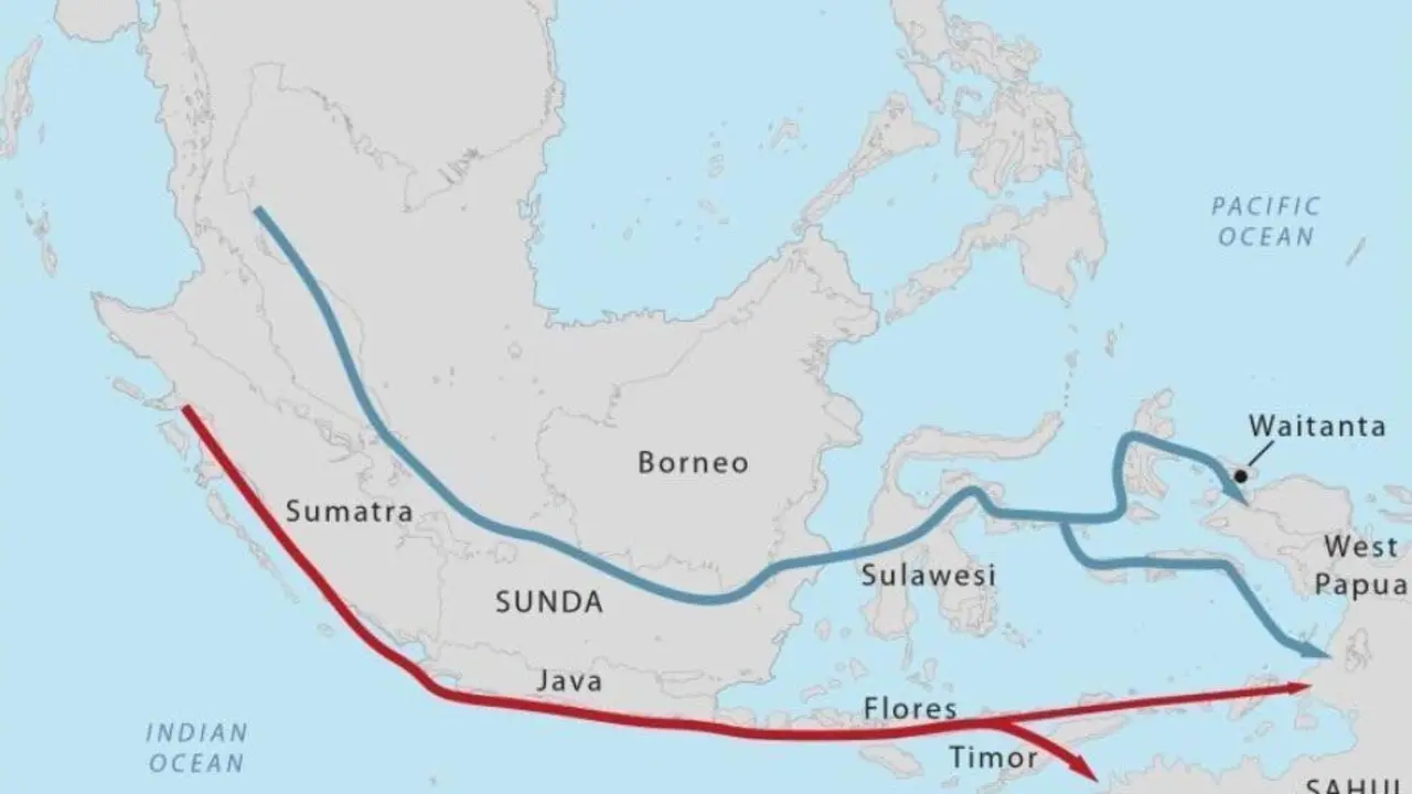 Antiguas rutas de migraci&oacute;n desde Asia por el Pac&iacute;fico. - EP