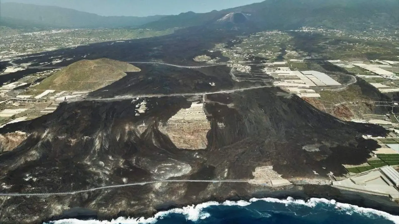 Estado de la zona afectada por el volc&aacute;n de La Palma. - PLATAFORMA DE AFECTADOS POR VOLC&Aacute;N